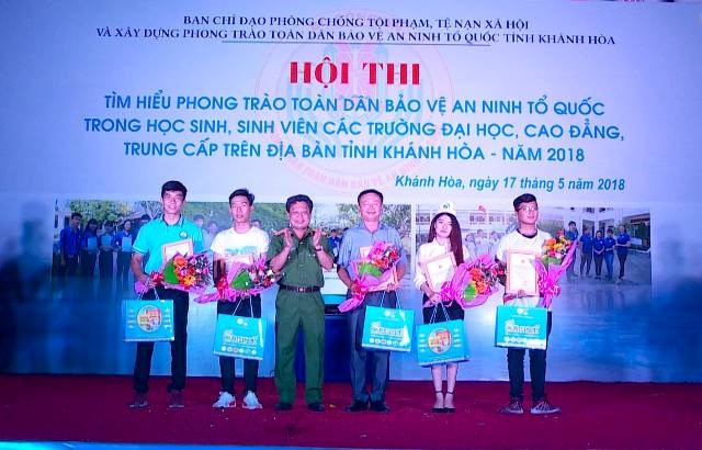 Hội thi tìm hiểu phong trào toàn dân bảo vệ an ninh Tổ quốc trong học sinh, sinh viên các trường đại học, cao đẳng, trung cấp trên địa bàn tỉnh Khánh Hòa