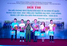 Hội thi tìm hiểu phong trào toàn dân bảo vệ an ninh Tổ quốc trong học sinh, sinh viên các trường đại học, cao đẳng, trung cấp trên địa bàn tỉnh Khánh Hòa