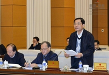 Ủy ban thường vụ Quốc hội xem xét đề xuất của Chính phủ về việc ban hành Nghị quyết của Ủy ban thường vụ Quốc hội về hỗ trợ kinh phí sử dụng sản phẩm, dịch vụ công ích thủy lợi