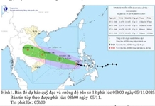Công điện khẩn của Chủ tịch UBND tỉnh về chủ động phòng tránh, ứng phó bão Kalmaegi