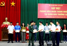 Kết thúc chuyến công tác chúc Tết quân và dân huyện đảo Trường Sa