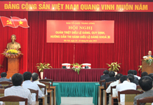 Công tác tổ chức xây dựng Đảng qua các năm Thìn