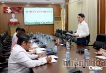 Bí thư Tỉnh ủy Nghiêm Xuân Thành chỉ đạo thành lập tổ kiểm tra việc triển khai KPI