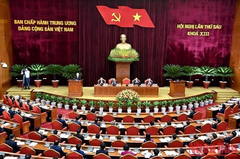  Thông cáo báo chí về ngày làm việc thứ tư của Hội nghị lần thứ sáu Ban Chấp hành Trung ương Đảng khóa XIII 