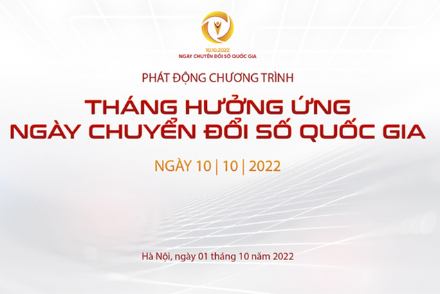 Bộ nhận diện Ngày Chuyển đổi số quốc gia 10/10