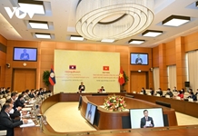 Quốc hội Việt Nam - Lào trao đổi kinh nghiệm về hoạt động chất vấn