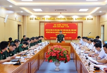 Thượng tướng Nguyễn Văn Hiền, Thứ trưởng Bộ Quốc phòng kiểm tra chuyển đổi số tại Học viện Hải quân