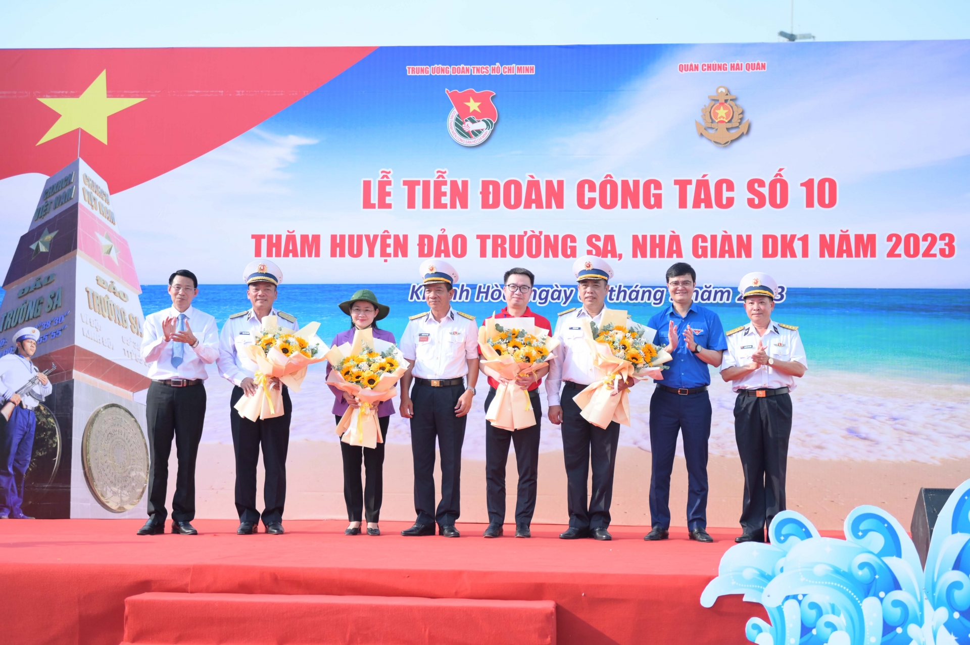 Lễ tiễn đoàn “Hành trình tuổi trẻ vì biển đảo quê hương” năm 2023