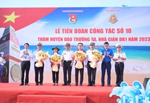 Lễ tiễn đoàn “Hành trình tuổi trẻ vì biển đảo quê hương” năm 2023