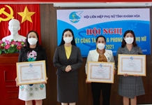 Tổng kết công tác Hội và phong trào phụ nữ năm 2021