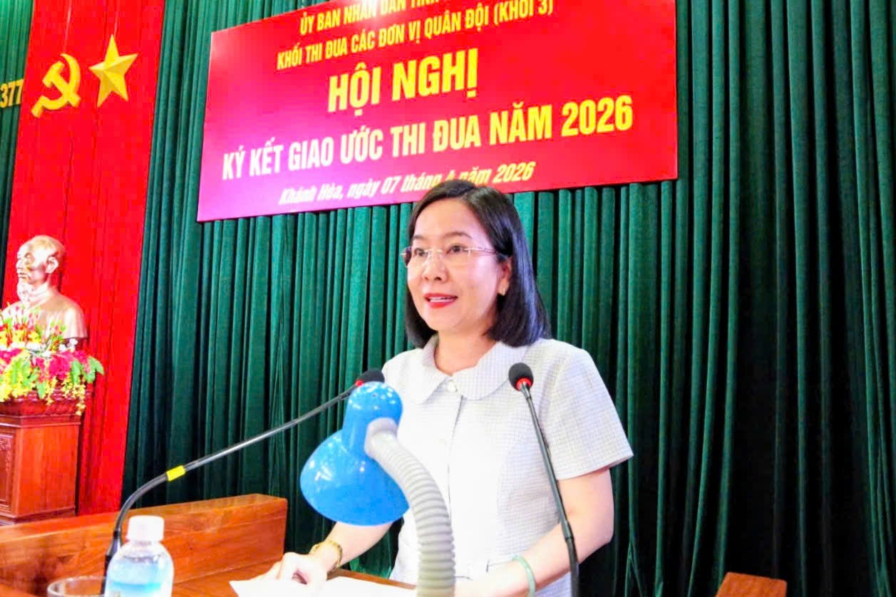 Khối Thi đua các đơn vị Quân đội (Khối 3): Tổ chức Hội nghị ký kết giao ước thi đua năm 2026