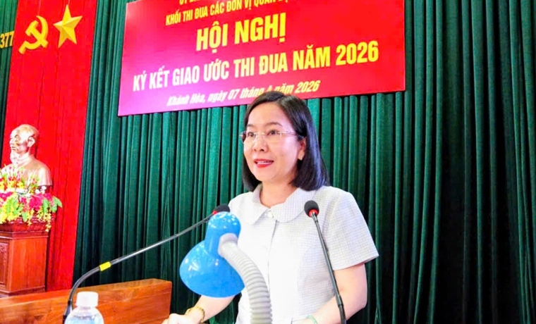 Khối Thi đua các đơn vị Quân đội (Khối 3): Tổ chức Hội nghị ký kết giao ước thi đua năm 2026