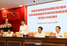 Đoàn công tác Trung ương làm việc với Ban Thường vụ Tỉnh ủy về sơ kết 5 năm thực hiện Nghị quyết số 28 và Kết luận số 14