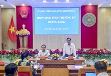 UBND tỉnh Khánh Hòa họp thường kỳ tháng 8