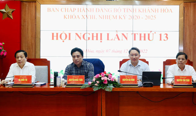 Hội nghị Tỉnh ủy Khánh Hòa lần thứ 13