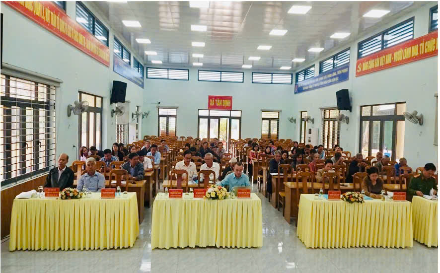 Đảng ủy xã Tân Định tổ chức Hội nghị tuyên truyền, quán triệt một số văn bản quan trọng của Trung ương và của Tỉnh