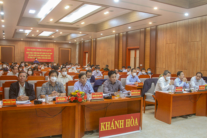 Hội nghị cán bộ toàn quốc về xây dựng, chỉnh đốn Đảng