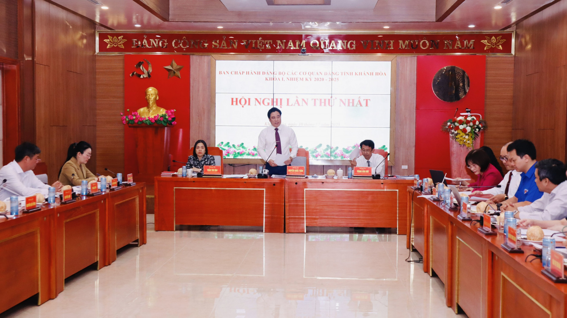 Ban Chấp hành Đảng bộ các cơ quan Đảng tỉnh Khánh Hòa tổ chức Hội nghị lần thứ nhất, nhiệm kỳ 2020 - 2025