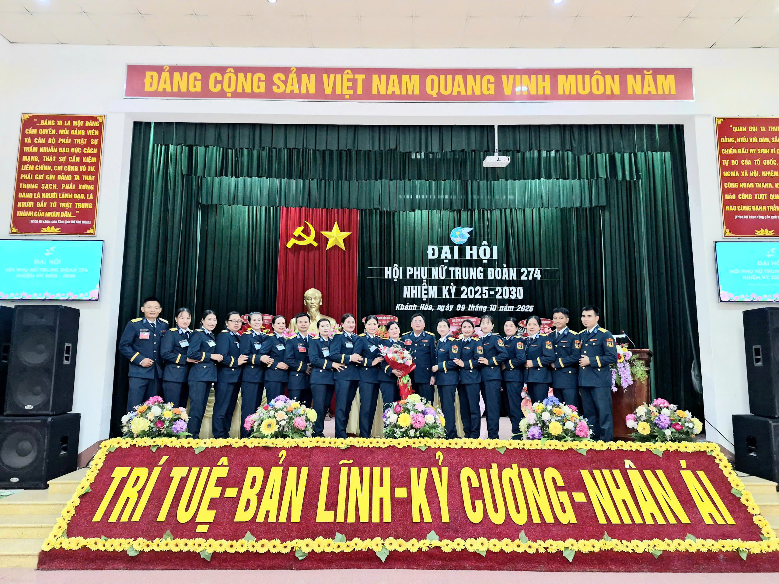 TRUNG ĐOÀN 274 TỔ CHỨC ĐẠI HỘI PHỤ NỮ NHIỆM KỲ 2025-2030