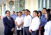 Chủ tịch UBND tỉnh Nguyễn Tấn Tuân thăm, chúc Tết các đơn vị đường sắt trên địa bàn TP. Nha Trang