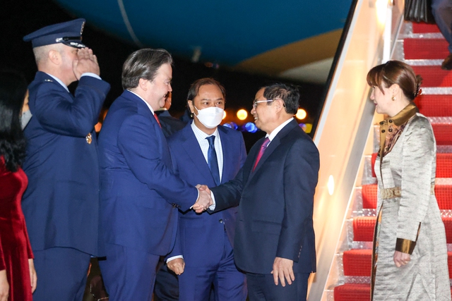 Thủ tướng Phạm Minh Chính tới Washington dự Hội nghị Cấp cao Đặc biệt ASEAN - Hoa Kỳ