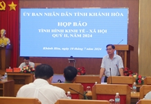 UBND tỉnh Khánh Hòa tổ chức họp báo tình hình kinh tế - xã hội quý II