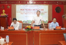 Hội nghị chuyên đề về giải ngân đầu tư công