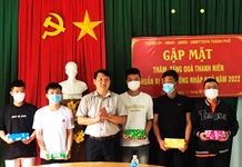 Gặp mặt thanh niên chuẩn bị nhập ngũ