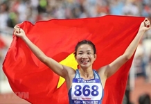 Nguyễn Thị Oanh giành Huy chương Vàng tại giải điền kinh châu Á