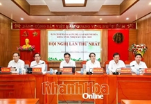 Ban Chấp hành Đảng bộ tỉnh Khánh Hòa nhiệm kỳ 2020 - 2025 tổ chức Hội nghị lần thứ nhất