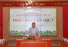 Phiên họp thứ 5 Ban Chỉ đạo Phòng, chống tham nhũng, tiêu cực tỉnh