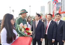 Khánh Hòa tiễn 2.223 thanh niên lên đường nhập ngũ