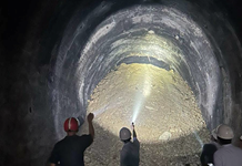 Nỗ lực khắc phục sự cố sạt lở trần hầm đường sắt Đèo Cả