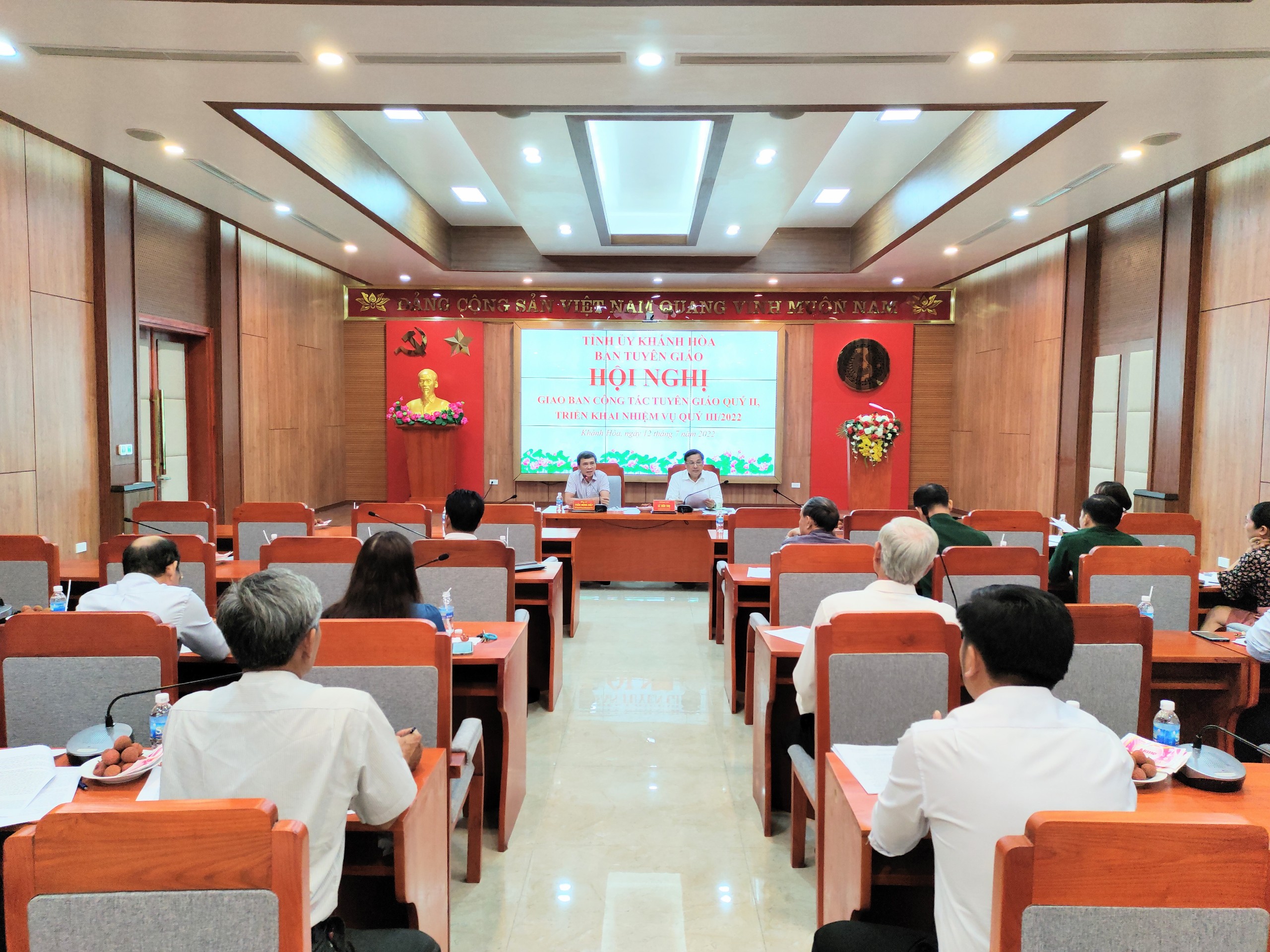 Hội nghị giao ban công tác tuyên giáo quý II và triển khai nhiệm vụ quý III năm 2022