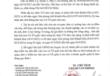 Thông báo treo cờ Tổ quốc dịp kỷ niệm 370 năm xây dựng và phát triển tỉnh Khánh Hòa và 48 năm ngày Giải phóng tỉnh Khánh Hòa