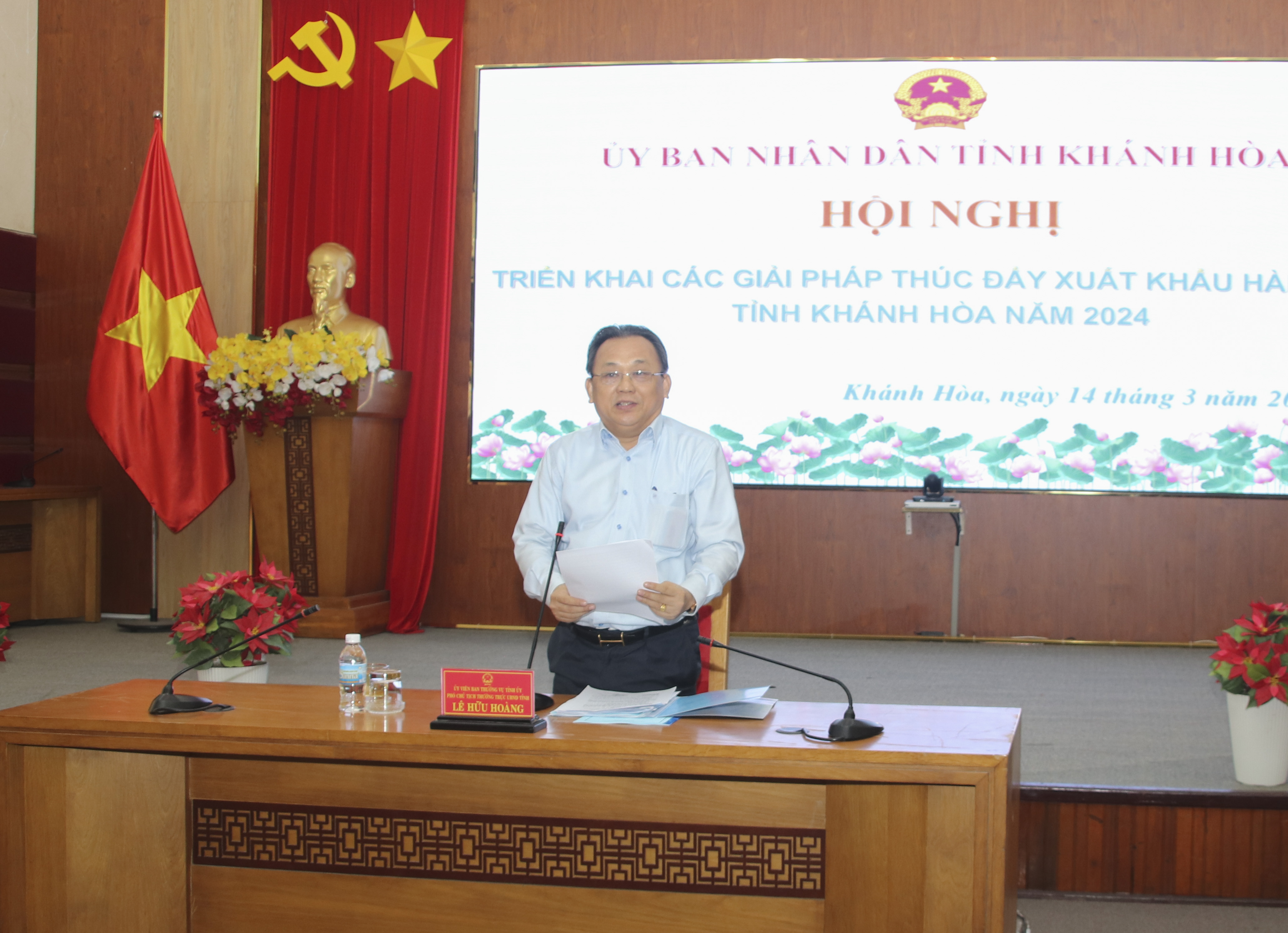 Hội nghị triển khai các giải pháp thúc đẩy hoạt động xuất khẩu hàng hóa năm 2024