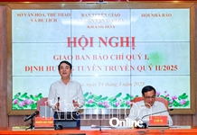 Hội nghị giao ban báo chí quý I