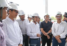 Bí thư Tỉnh ủy Khánh Hòa Nghiêm Xuân Thành kiểm tra tiến độ công trình trụ sở làm việc của Tỉnh ủy, Đoàn Đại biểu Quốc hội và HĐND tỉnh, UBND tỉnh