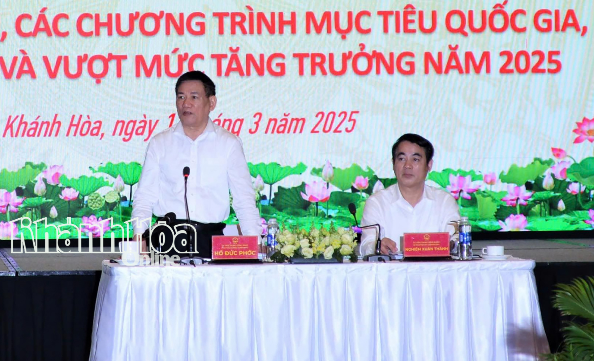 Phó Thủ tướng Chính phủ Hồ Đức Phớc làm việc với 3 tỉnh Khánh Hòa, Bình Định, Phú Yên 
