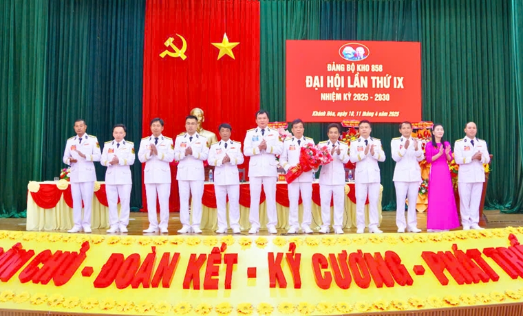 ĐẢNG BỘ KHO 858, CỤC HẬU CẦN - KỸ THUẬT HẢI QUÂN: TỔ CHỨC ĐẠI HỘI LẦN THỨ IX, NHIỆM KỲ 2025-2030