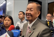 Chủ tịch Quốc hội Vương Đình Huệ chúc mừng Chủ tịch Quốc hội Thái Lan