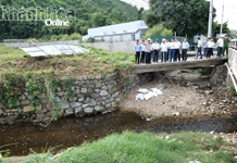 Đoàn công tác của tỉnh kiểm tra thực tế hoạt động xử lý rác, nước rỉ rác tại phường Bắc Nha Trang