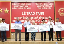 Trao 1 tỷ đồng xây 5 nhà tình nghĩa cho người có công với cách mạng
