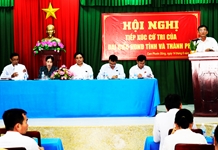 Tiếp xúc cử tri TP. Cam Ranh và huyện Vạn Ninh