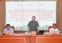 Ban Thường vụ Tỉnh ủy Khánh Hòa làm việc với Đảng đoàn HĐND tỉnh, Ban Cán sự Đảng UBND tỉnh, Đảng đoàn UBMTTQ Việt Nam tỉnh, lãnh đạo Đoàn đại biểu Quốc hội tỉnh