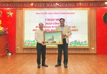 Ban Tuyên giáo Tỉnh ủy Khánh Hòa làm việc với Đoàn công tác Ban Chỉ đạo 35 Tỉnh ủy Long An