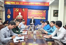 Rà soát công tác chuẩn bị tổ chức Chương trình nghệ thuật chào mừng kỷ niệm 95 năm Ngày thành lập Đảng Cộng sản Việt Nam, 95 năm Ngày thành lập Đảng bộ tỉnh Khánh Hòa và chúc Tết Nguyên đán Ất Tỵ - 2025 cán bộ, chiến sĩ, Nhân dân huyện Trường Sa