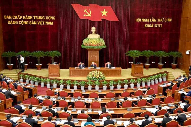  Ngày làm việc thứ nhất Hội nghị Trung ương 9 khóa XIII 