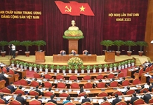 Thông cáo báo chí ngày làm việc đầu tiên của Hội nghị Trung ương 9