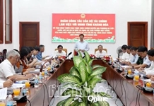 Đoàn công tác của Bộ Tài chính làm việc với UBND tỉnh Khánh Hòa về một số nội dung quan trọng